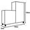 Cômoda RV Móveis com 4 Gavetas e Espaço para TV/DVD - Branco/Preto