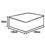 Conjunto Cama Box Conjugado Umaflex Granada com Molas Bonnel Casal 55x138x188cm - Branco