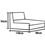 Chaise Herval Alaska Plus em Tecido- Cinza/Floral