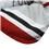 Edredom Solteiro Camesa Microfibra - Branco/Cinza/Vermelho