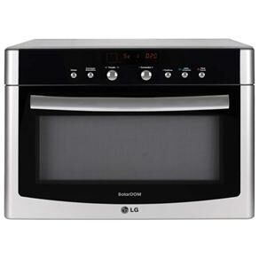 Forno de micro-ondas/Elétrico LG SolarDOM MP9488SC c/ Grill e SteamChef - 34 Litros - Inox