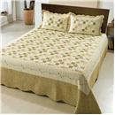 Colcha Patchwork Casal com 2 Porta-travesseiros...
