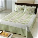 Colcha Patchwork Casal com 2 Porta-travesseiros...