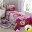 Edredom Solteiro Lepper Barbie Escola de Prince...