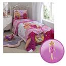 Edredom Solteiro Lepper Barbie Escola de Prince...