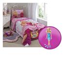 Edredom Solteiro Lepper Barbie Escola de Prince...