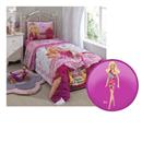 Edredom Solteiro Lepper Barbie Escola de Prince...