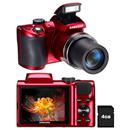 Câmera Samsung WB100 Vermelha com LCD 3,0”, 16....