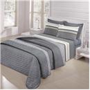 Edredom Casal Santista Prata Inox 150 Fios - Azul