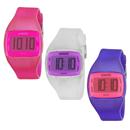 3 Relógios Femininos Digitais Speedo – Rosa, Tr...