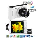Câmera Samsung Smart WB30F Branca - Wi-Fi Embut...
