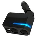 Adaptador Veicular Duplo Chimpa com Entrada USB...