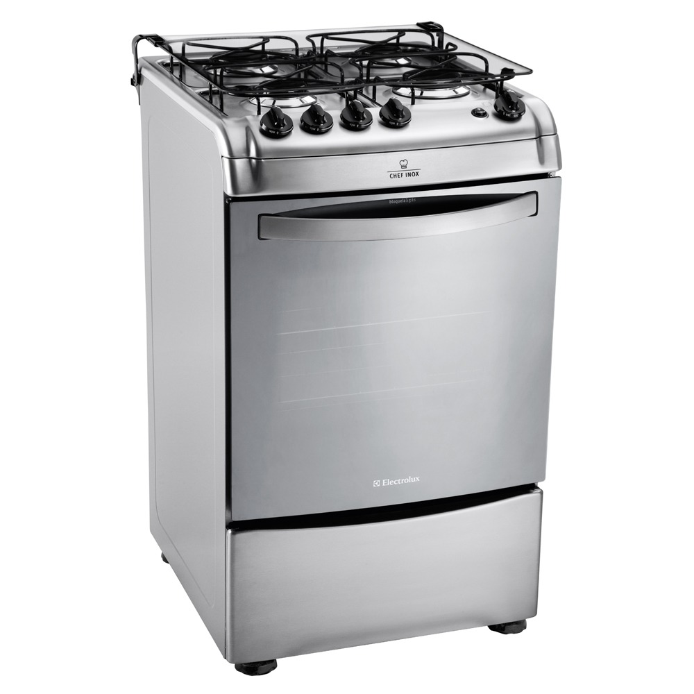 Fogão Electrolux 4 Bocas Chef Inox