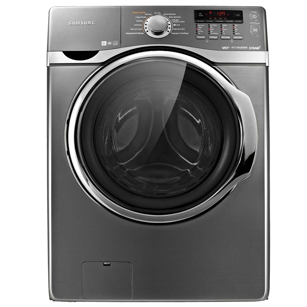 Lavadora de Roupas Samsung Front Load 14Kg WF431ABP Platinum com Eco