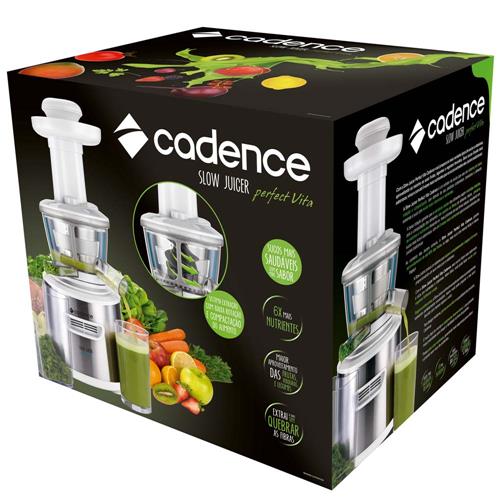Centrifuga Cadence Juicer Slow Perfect vita JCR900 - Centrifugas no CasasBahia.com.br