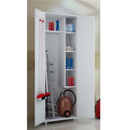 Armário Multiuso Benetil com 2 Portas e 5 Prateleiras Aparador De Acrilico Transparente ~ Armário Multiuso Benetil com 2 Portas e 5 Prateleiras