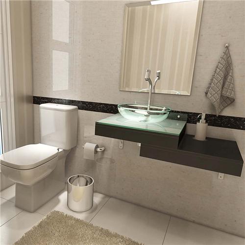 Bancada para Banheiro Vtec Canopus Premium com Cuba e Espelho 50 x 60 cm Co -> Cuba Para Banheiro Atria Bancada para Banheiro Vtec Canopus Premium com Cuba e Espelho 50 x 60 cm Co -> Cuba Para Banheiro Atria
