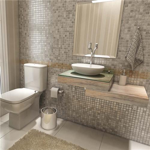 Bancada para Banheiro Vtec Canopus Premium com Cuba e Espelho 50 x 60 cm Co -> Cuba Para Banheiro Atria Bancada para Banheiro Vtec Canopus Premium com Cuba e Espelho 50 x 60 cm Co -> Cuba Para Banheiro Atria