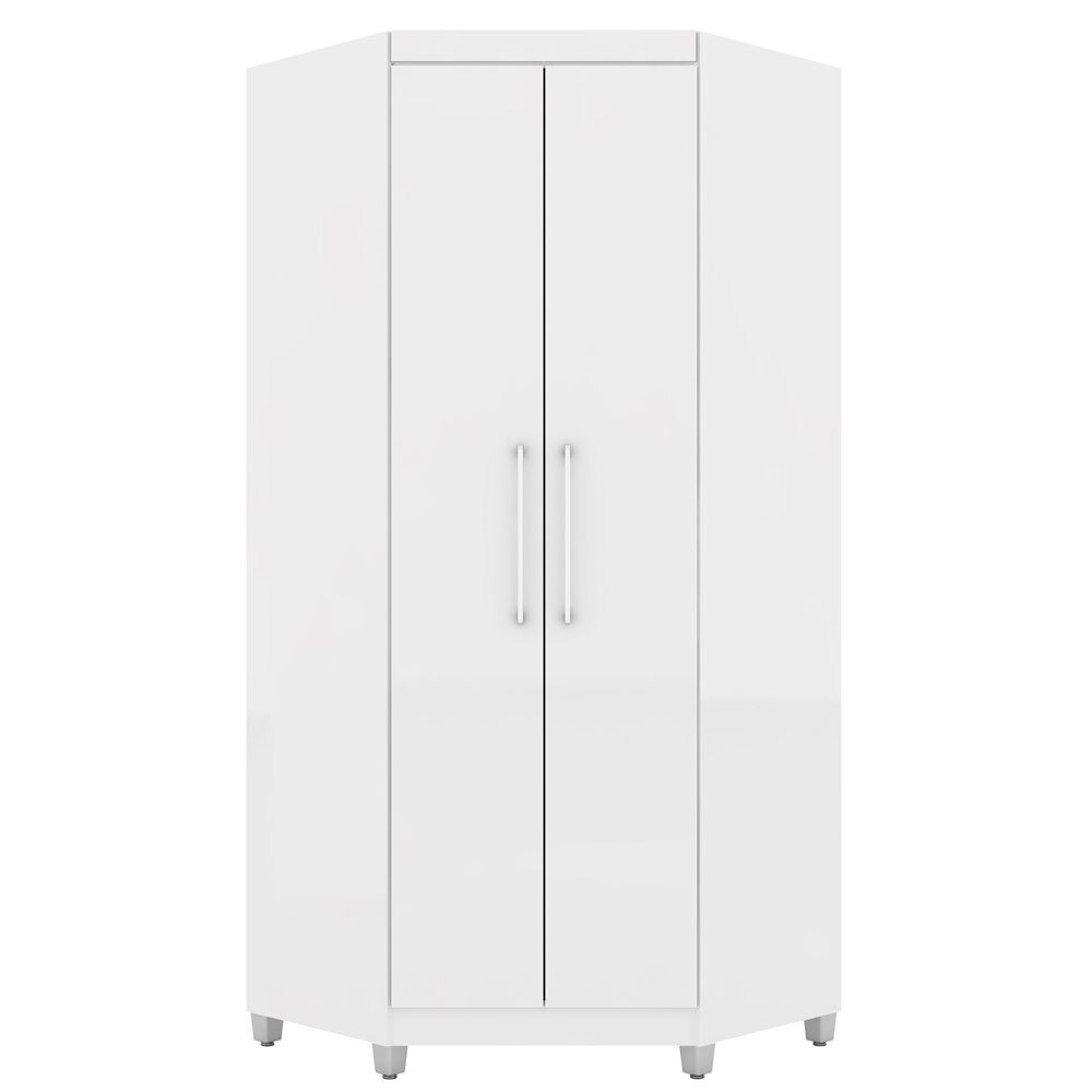 Armário Módulo de Canto para Guarda Roupa Bartira Cali com 2 Portas u2013 Branco Guarda roupas Artesanal Ouro Preto ~ Armário Módulo de Canto para Guarda Roupa Bartira Cali com 2 Portas u2013 Branco Guarda roupas