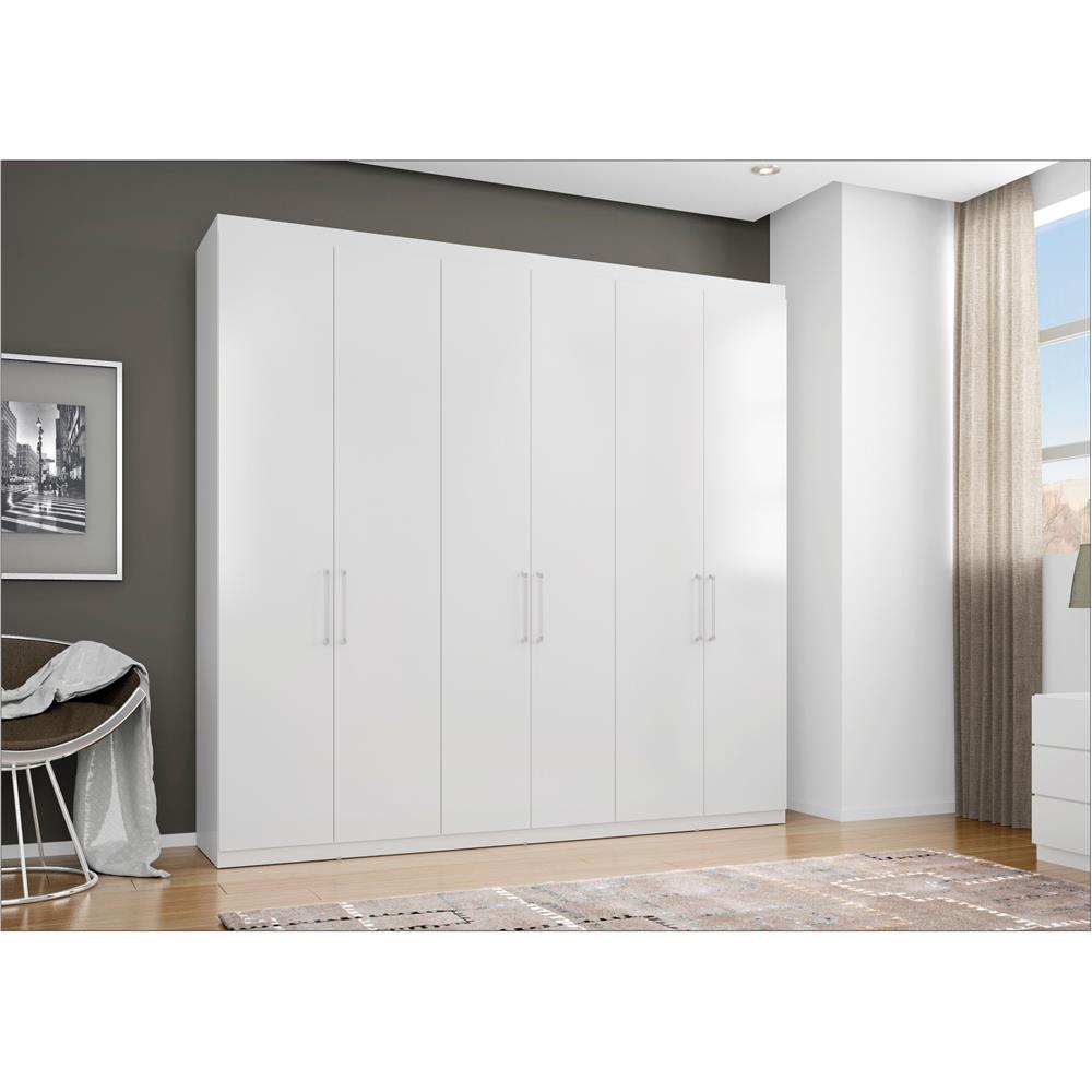 Armário Bartira Ipiranga com 6 Portas e 3 Gavetas Branco Guarda roupas e Roupeiros no Armario Tela Alcampo ~ Armário Bartira Ipiranga com 6 Portas e 3 Gavetas Branco Guarda roupas e Roupeiros no