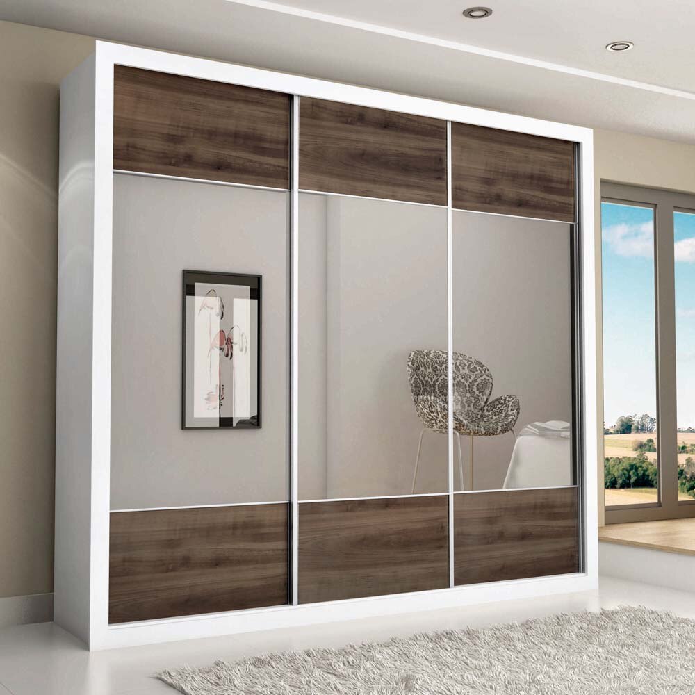 Guarda Roupa Bartira Requinte com 3 Portas, 7 Gavetas e Colar Vintage Artesanato ~ Guarda Roupa Bartira Requinte com 3 Portas, 7 Gavetas e