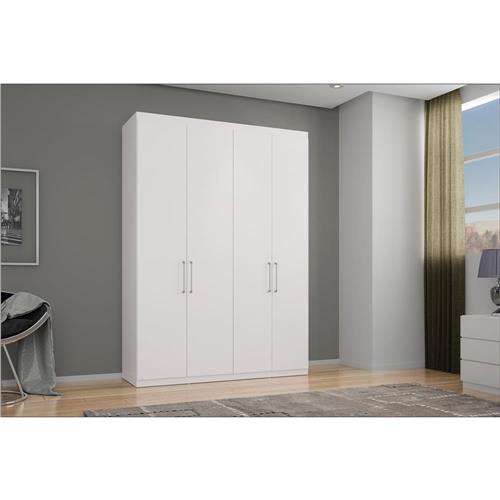 Armário Bartira Ipiranga com 4 Portas e 3 Gavetas Branco Guarda roupas e Roupeiros no Armario Tela Alcampo ~ Armário Bartira Ipiranga com 4 Portas e 3 Gavetas Branco Guarda roupas e Roupeiros no