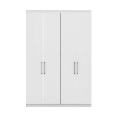 Armário Bartira Ipiranga com 4 Portas e 3 Gavetas Branco Guarda roupas e Roupeiros no Armario Tela Alcampo ~ Armário Bartira Ipiranga com 4 Portas e 3 Gavetas Branco Guarda roupas e Roupeiros no