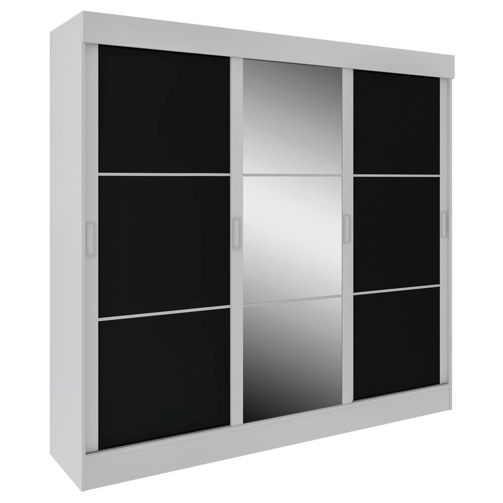 Guarda Roupa Fama Niterói Flex com 3 Portas de Correr e Aparador Furniture ~ Guarda Roupa Fama Niterói Flex com 3 Portas de Correr e
