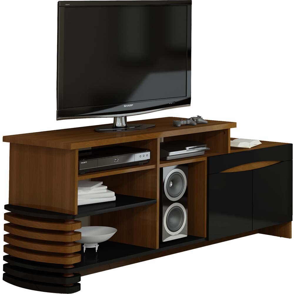 Rack Artely Sonatta com 3 Prateleiras e 2 Gavetas + Mesa de Centro Artely Sonatta 2 Colar Vintage Artesanato ~ Rack Artely Sonatta com 3 Prateleiras e 2 Gavetas + Mesa de Centro Artely Sonatta 2
