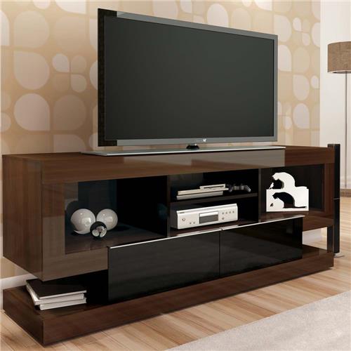 Rack Artely Cayenne 2345 + Painel Artely Florence + Mesa Aparador Inox Madeira ~ Rack Artely Cayenne 2345 + Painel Artely Florence + Mesa