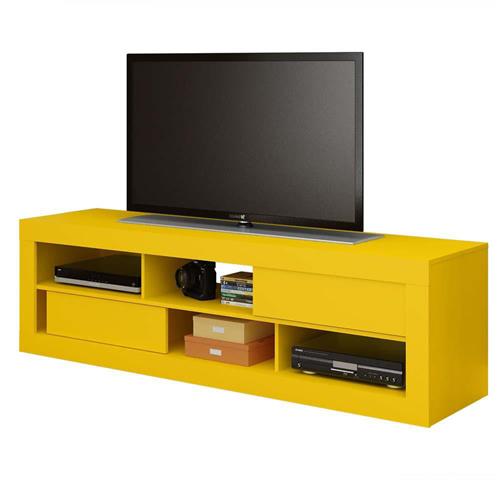 Sala De Tv Com Rack Amarelo ~ Rack com Painel Artely Chicago para TV de até 47” Racks e Sala De Tv Com Rack Amarelo ~ Rack com Painel Artely Chicago para TV de até 47” Racks e