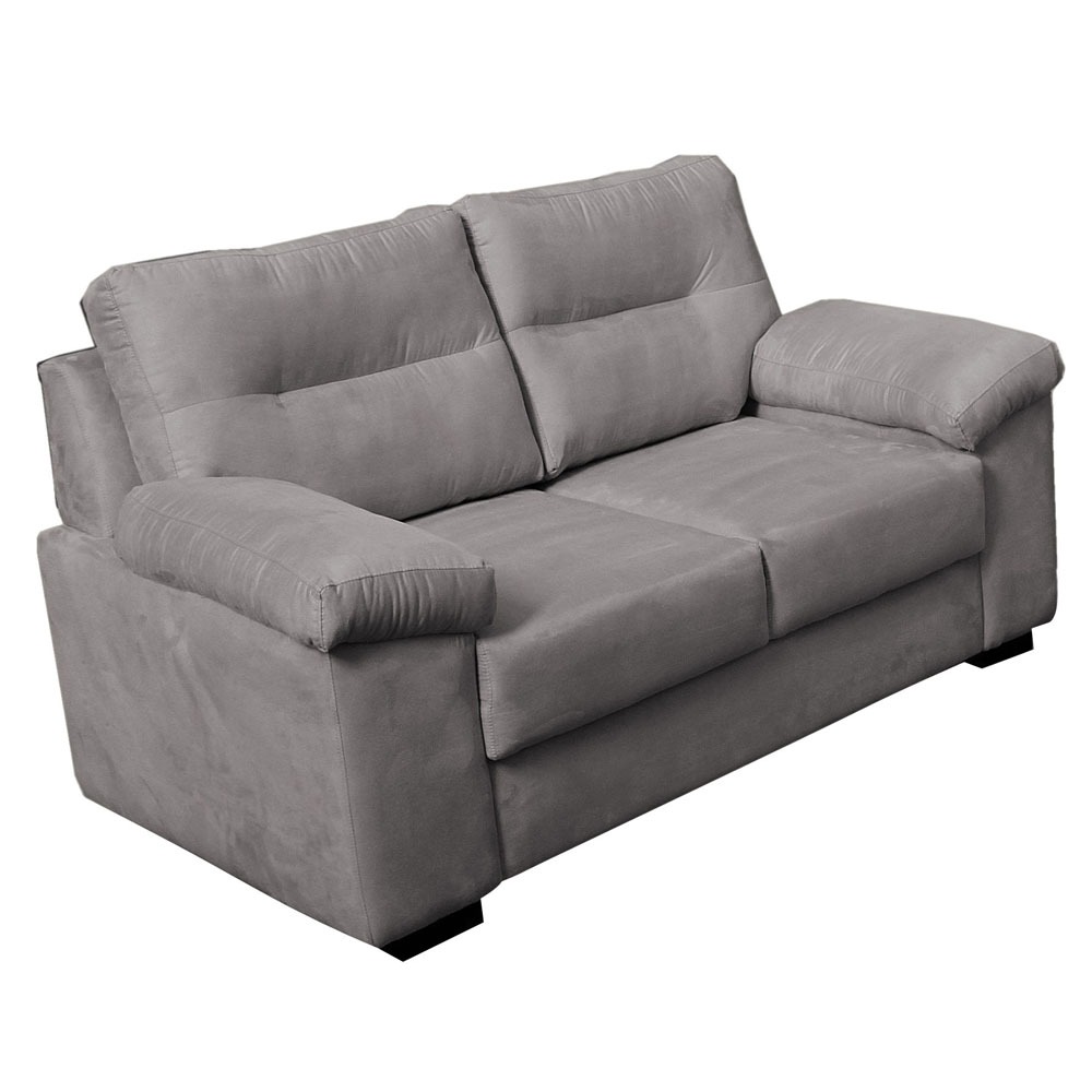 Sofá de 2 Lugares Gazin New Orleans em Tecido Suede Sofás no