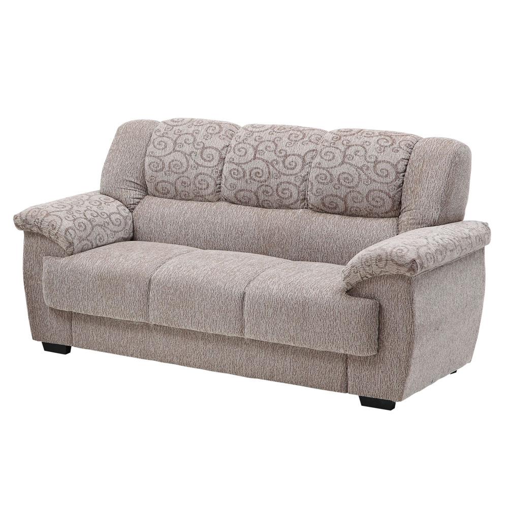 Sofá 3 Lugares Lisboa Composê Master em Tecido Chenille Sofás no