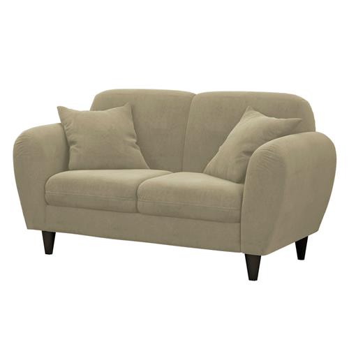 Sofá 2 Lugares Linoforte Durban com Tecido Suede Sofás no CasasBahia