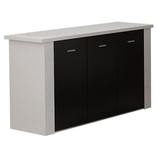Aparador Madesa Verona com 3 Portas e 1 Prateleira 7270 Branco Preto Buffets no CasasBahia Artesanato Nordeste Brasileiro ~ Aparador Madesa Verona com 3 Portas e 1 Prateleira 7270 Branco Preto Buffets no CasasBahia