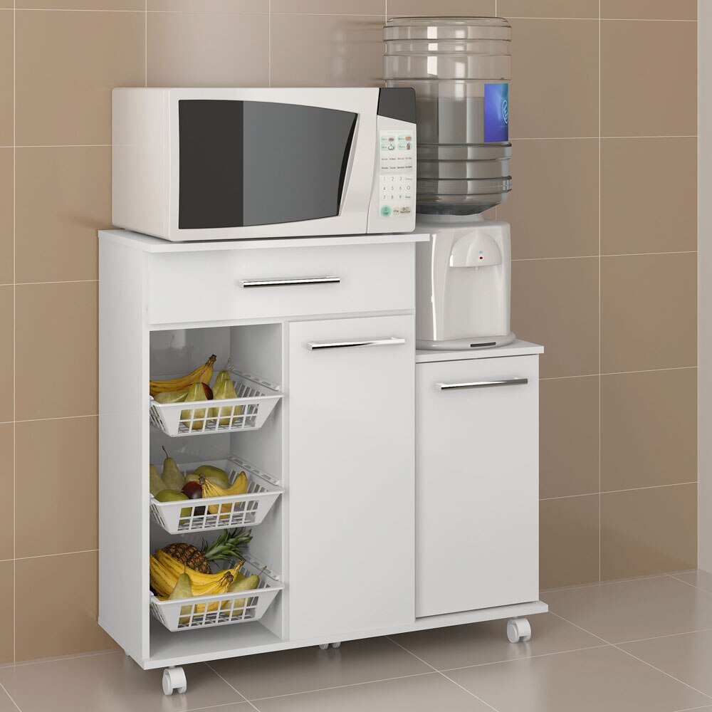 Balc u00e3o para Micro Ondas Ditália com Fruteira, 2 Portas e 1 Gaveta Balcões e Fruteiras no Adesivo De Parede Para Quarto Feminino ~ Balc u00e3o para Micro Ondas Ditália com Fruteira, 2 Portas e 1 Gaveta Balcões e Fruteiras no