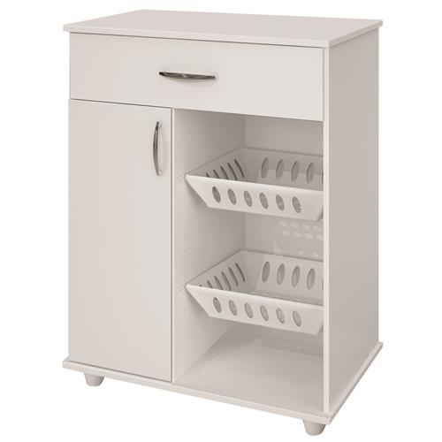 Armário Fruteira Benetil Flex 303 com 1 Porta e 1 Gaveta Branco Preto Balcões e Fruteiras no Artesanato Em Mdf Osasco ~ Armário Fruteira Benetil Flex 303 com 1 Porta e 1 Gaveta Branco Preto Balcões e Fruteiras no