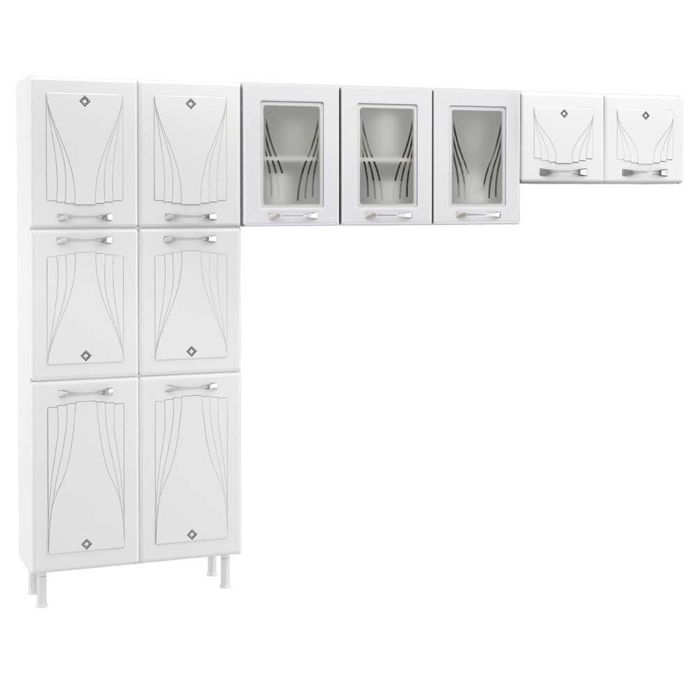 Cozinha Compacta Telasul Star 3 peças Star com 11 Portas Cozinha Compacta n # Cozinha Compacta Telasul Cozinha Compacta Telasul Star 3 peças Star com 11 Portas Cozinha Compacta n # Cozinha Compacta Telasul
