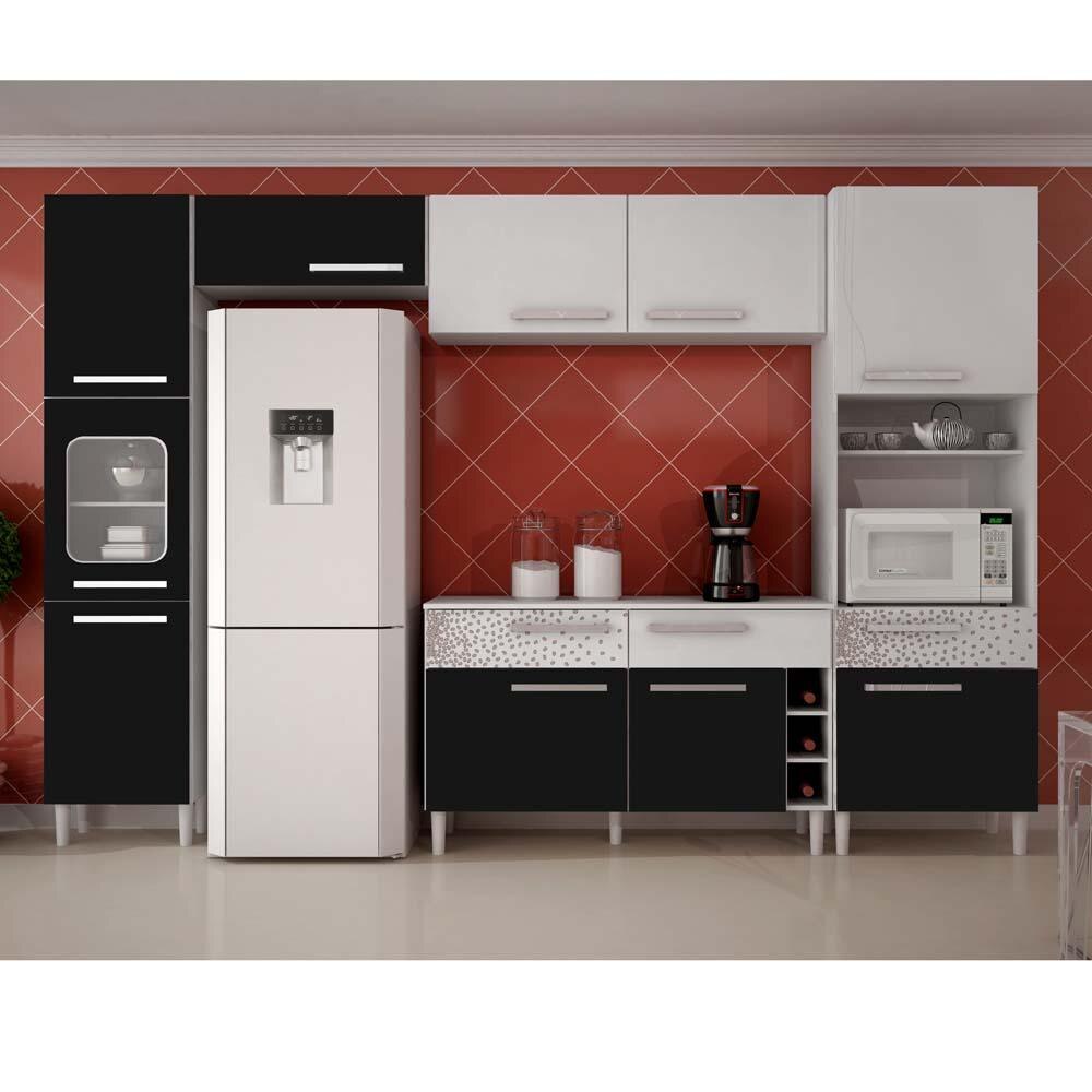 Cozinha Compacta Palmeira Nobilis 5 Peças com 10 Portas e 3 Gavetas Cozinha # Cozinha Compacta Nobilis Palmeira Cozinha Compacta Palmeira Nobilis 5 Peças com 10 Portas e 3 Gavetas Cozinha # Cozinha Compacta Nobilis Palmeira