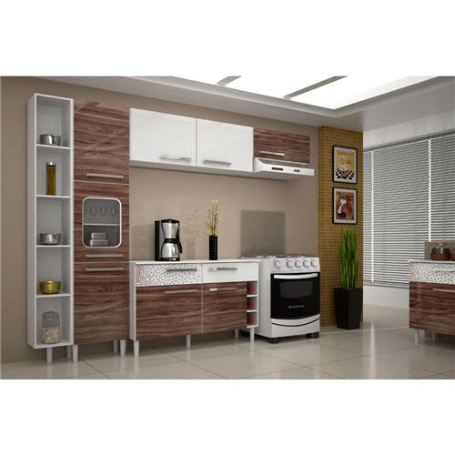 Cozinha compacta Palmeira Nobilis IV (5 Peças) com 8 Portas e 2 Gavetas Coz # Cozinha Compacta Nobilis Palmeira Cozinha compacta Palmeira Nobilis IV (5 Peças) com 8 Portas e 2 Gavetas Coz # Cozinha Compacta Nobilis Palmeira