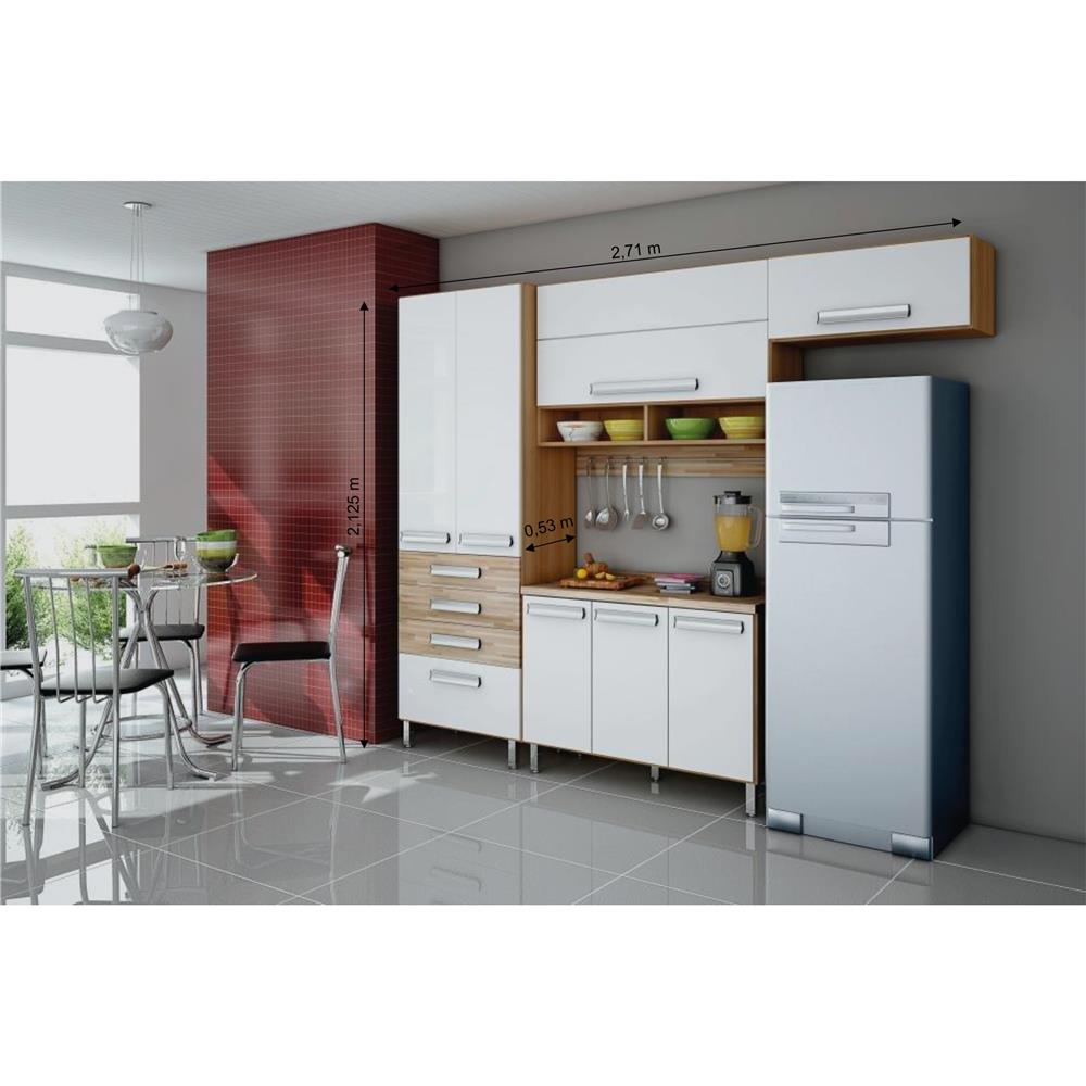 Cozinha Compacta Bartira Carla com 7 Portas e 4 Gavetas Cozinha Compacta no CasasBahia com br Adesivo De Parede Sala ~ Cozinha Compacta Bartira Carla com 7 Portas e 4 Gavetas Cozinha Compacta no CasasBahia com br
