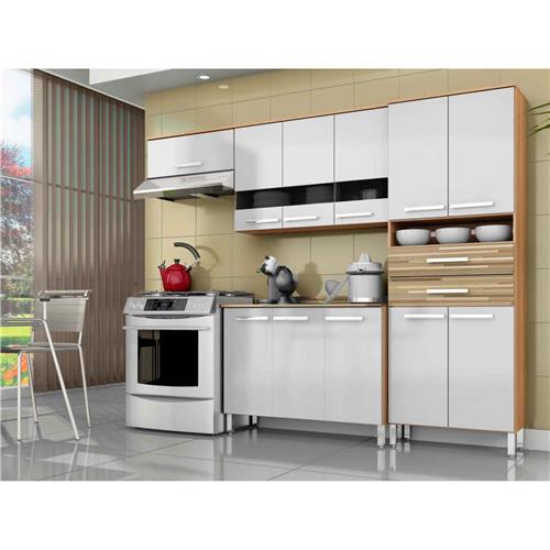 Cozinha Compacta Bartira Safira I com 11 Portas e 2 Gavetas ImbuiaBranco -> Armario Para Banheiro Pequeno Casas Bahia Cozinha Compacta Bartira Safira I com 11 Portas e 2 Gavetas ImbuiaBranco -> Armario Para Banheiro Pequeno Casas Bahia