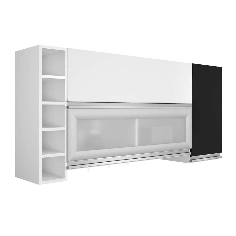Armário Aéreo CHF MóveisÉbano com Adega e 3 Portas Cozinha Modulada no CasasBahia com br Adesivo Para Móveis De Madeira ~ Armário Aéreo CHF MóveisÉbano com Adega e 3 Portas Cozinha Modulada no CasasBahia com br