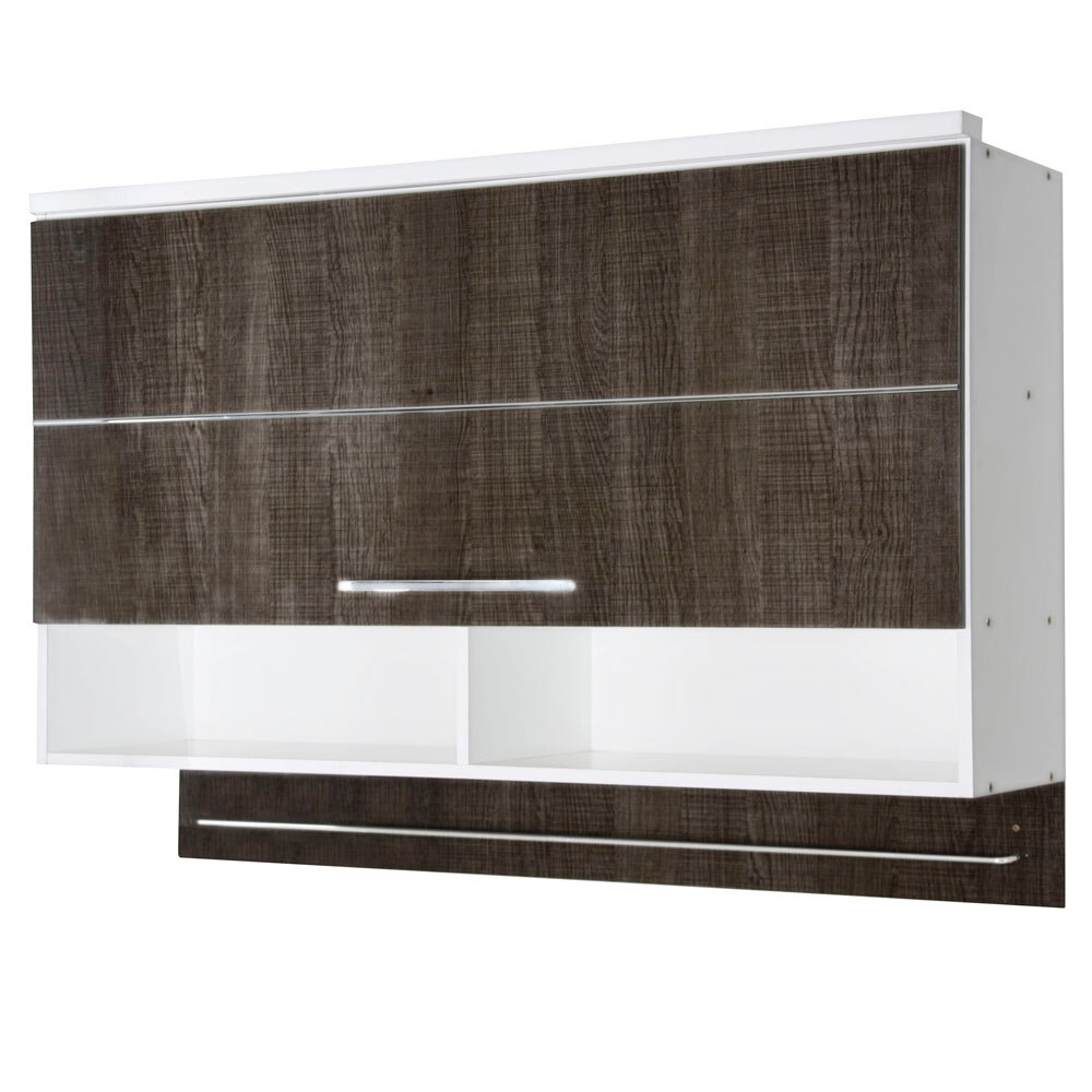 Armário Bartira Cintia com 1 Porta Basculante e Nicho Branco Madeira Demoliç u00e3o Cozinha Artesanato Mais Vendido No Exterior ~ Armário Bartira Cintia com 1 Porta Basculante e Nicho Branco Madeira Demoliç u00e3o Cozinha