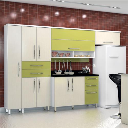 Balc u00e3o Bartira Cintia com 2 Portas e 3 Gavetas Patinado Bege Verde Cozinha Modulada no Adesivo Olhinhos Dormindo ~ Balc u00e3o Bartira Cintia com 2 Portas e 3 Gavetas Patinado Bege Verde Cozinha Modulada no