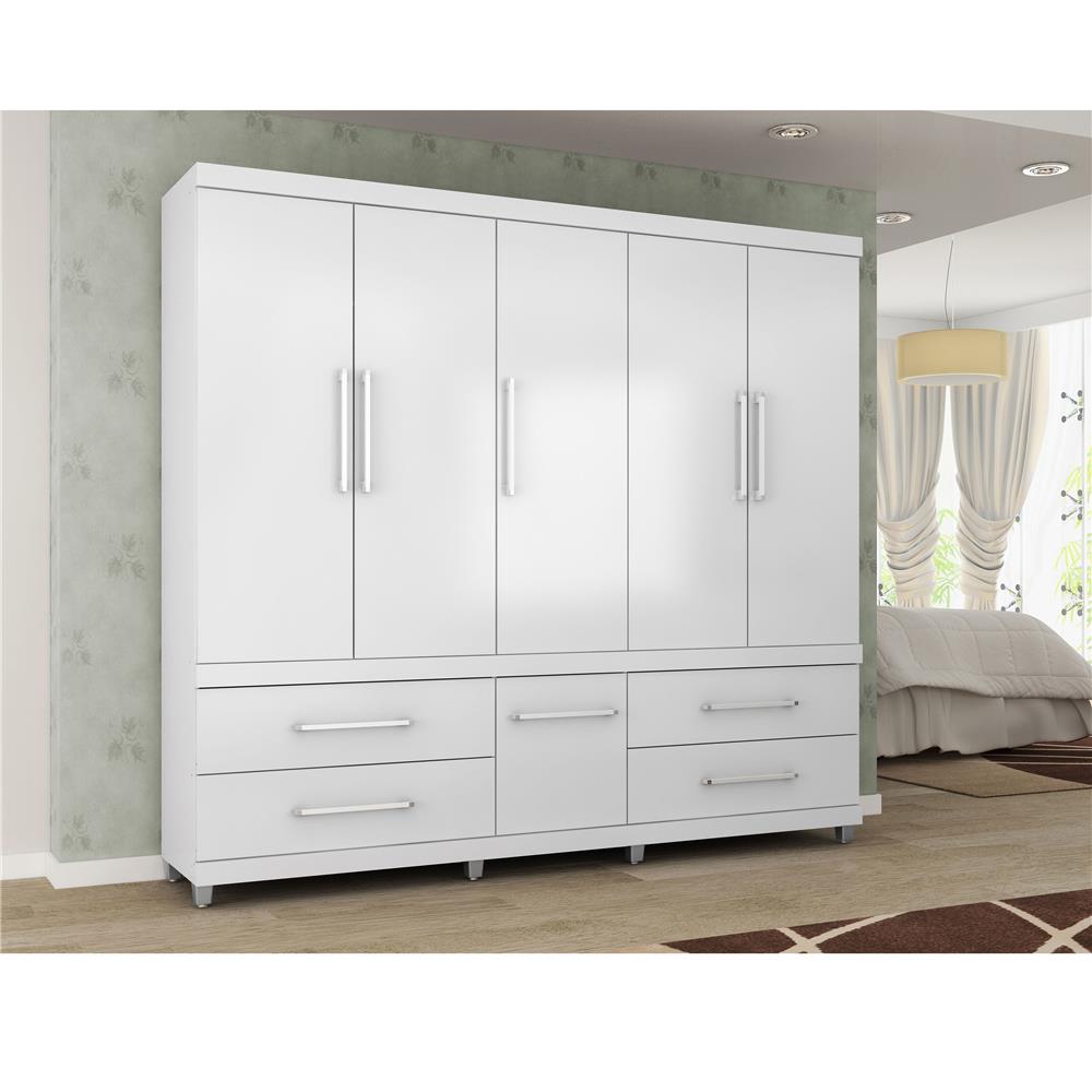 Guarda Roupa Bartira Austin com 6 Portas e 4 Gavetas Aparador Furniture ~ Guarda Roupa Bartira Austin com 6 Portas e 4 Gavetas