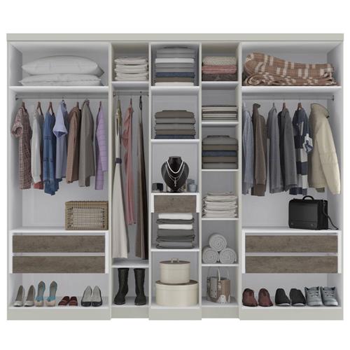 Guarda Roupa Móveis THB Prestige com 7 Portas e 4 Gavetas Champagne Demoliç u00e3o Guarda roupas Guarda Roupa Thb ~ Guarda Roupa Móveis THB Prestige com 7 Portas e 4 Gavetas Champagne Demoliç u00e3o Guarda roupas