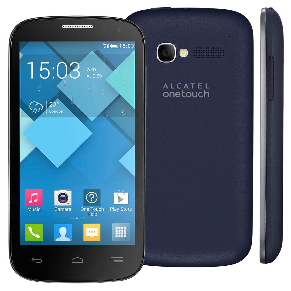 Smartphone Alcatel One Touch Pop C5 Preto com Tela 4.5”, Dual Chip