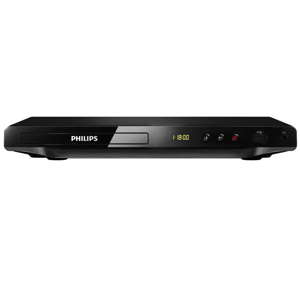 DVD Player Karaokê Philips DVP3680KX/78 com Cabo HDMI, Entrada USB