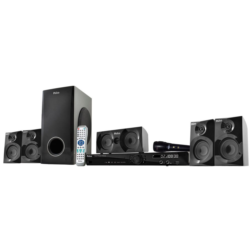 home theater philco pht 670 5 1 canais cd player home theater philco pht 670 5 1 canais cd player
